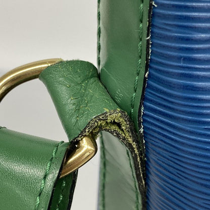 Louis Vuitton Epi Shoulder Bag Epi Tricolor Noe M44084 Toledo Blue/castilian