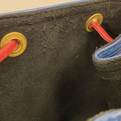 Louis Vuitton Epi Shoulder Bag Epi Tricolor Noe M44084 Toledo Blue/castilian