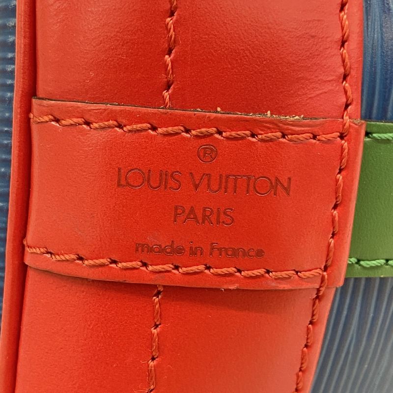 Louis Vuitton Epi Shoulder Bag Epi Tricolor Noe M44084 Toledo Blue/castilian