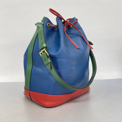 Louis Vuitton Epi Shoulder Bag Epi Tricolor Noe M44084 Toledo Blue/castilian