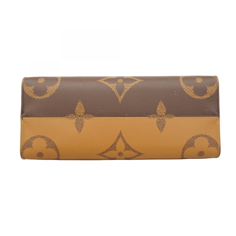 Louis Vuitton Tote Monogram Giant Reverse On-the-go MM M45321 Brown 2-way Bag