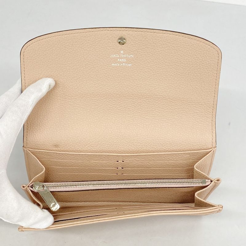 Louis Vuitton Mahina Portefeuille Iris M60145 Magnolia Women's Long Wallet