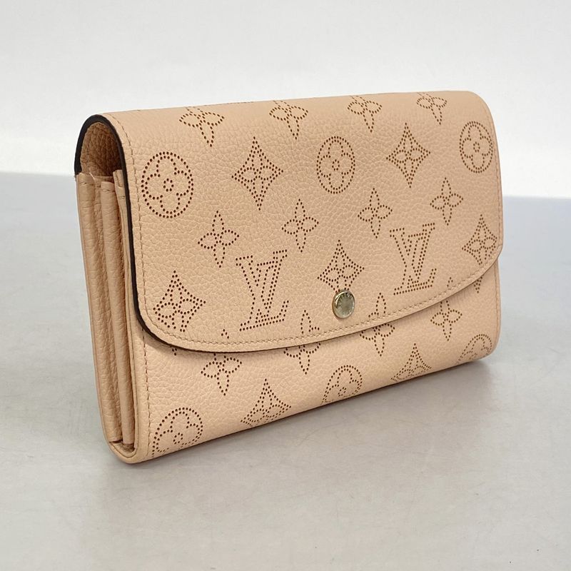 Louis Vuitton Mahina Portefeuille Iris M60145 Magnolia Women's Long Wallet