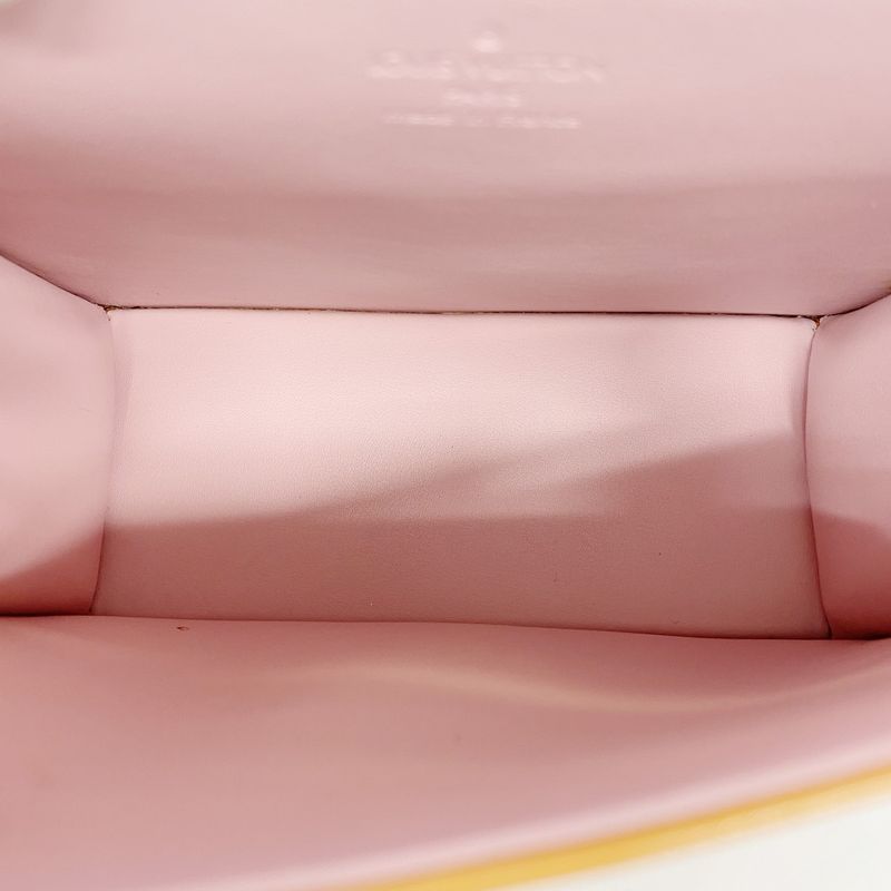 Louis Vuitton Handbag Vernis Spring Street M91033 Rose Women's