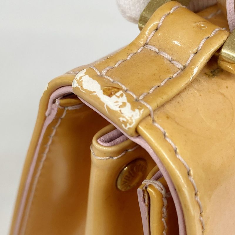 Louis Vuitton Handbag Vernis Spring Street M91033 Rose Women's
