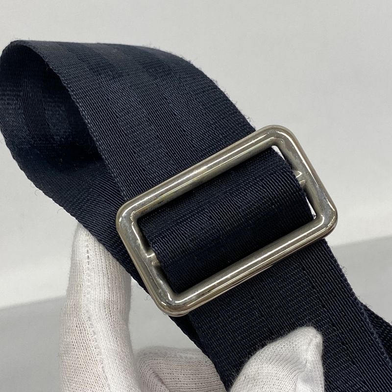 Louis Vuitton Damier Splinter MM N41254 Navy Ebène Men's Shoulder Bag