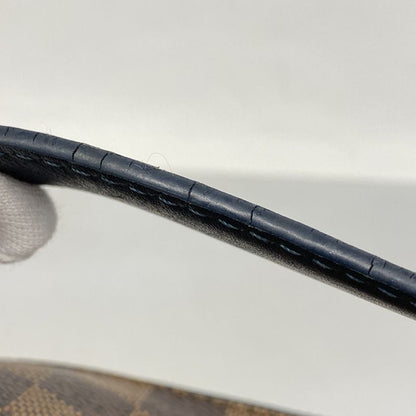 Louis Vuitton Damier Splinter MM N41254 Navy Ebène Men's Shoulder Bag