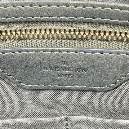 Louis Vuitton Damier Splinter MM N41254 Navy Ebène Men's Shoulder Bag