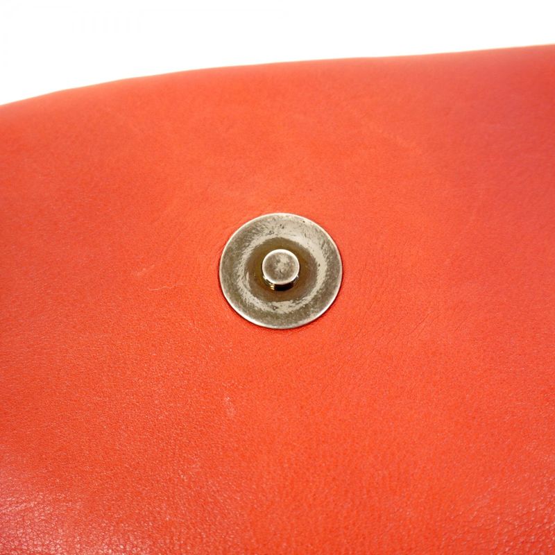 Chanel Shoulder Bag Wild Stitch Leather Red Silver Hardware Women