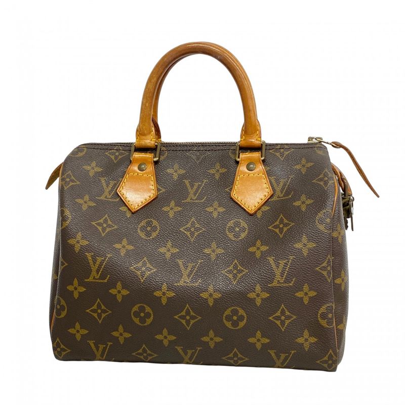 Louis Vuitton Handbag Monogram Speedy 25 M41109 Brown Ladies