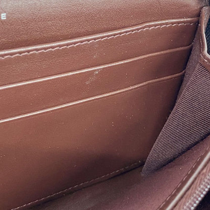 Chanel Long Wallet Matelasse Caviar Skin Black Silver Hardware Women