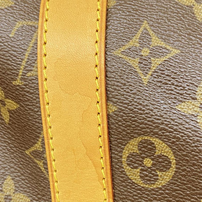 Louis Vuitton Boston Bag Monogram Keepall Bandoliere 55 M41414 Brown Men Women