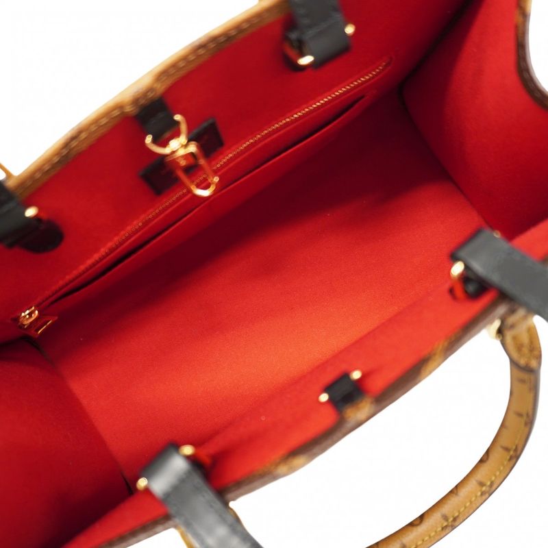 Louis Vuitton Tote Monogram Giant Reverse On-the-go MM M45321 Brown 2-way Bag