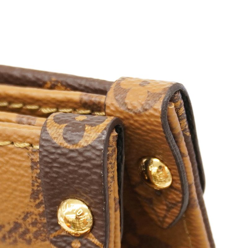 Louis Vuitton Tote Monogram Giant Reverse On-the-go MM M45321 Brown 2-way Bag