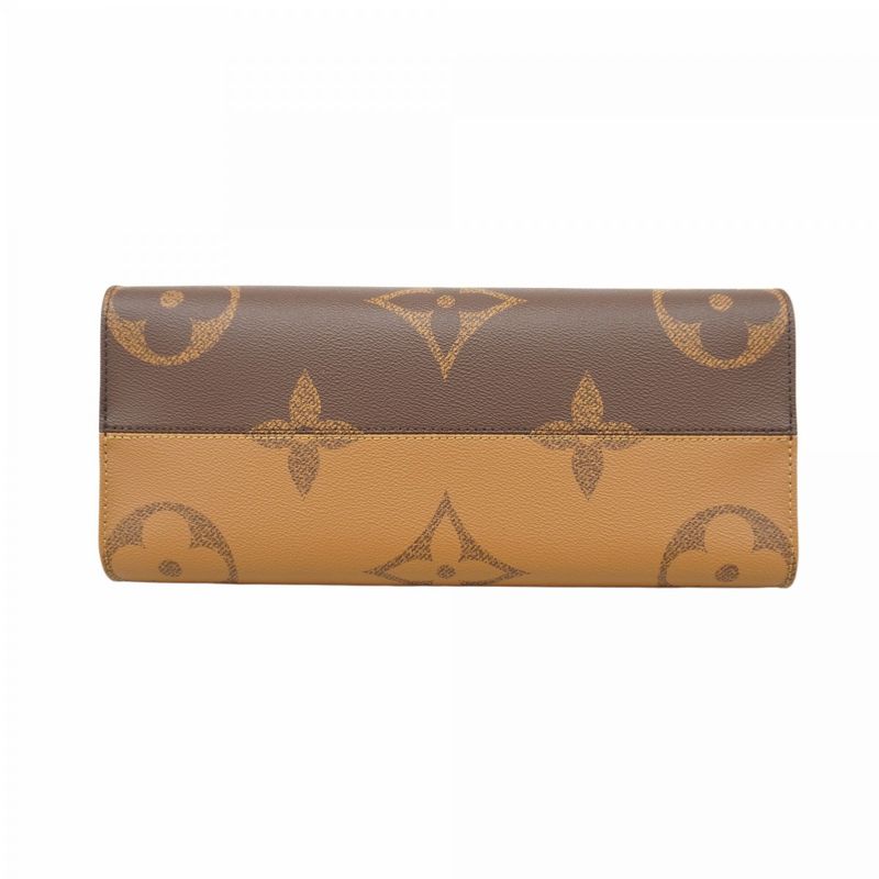 Louis Vuitton Tote Monogram Giant Reverse On-the-go MM M45321 Brown 2-way Bag