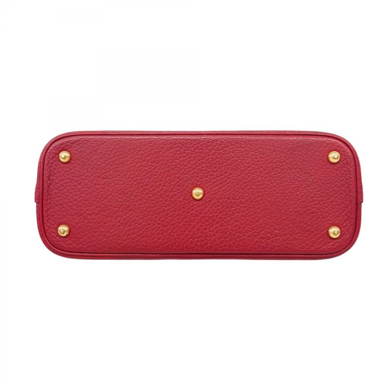 Hermes Handbag Bolide 31 Ardennes Rouge Viv Gold Hardware □H Engraved Ladies