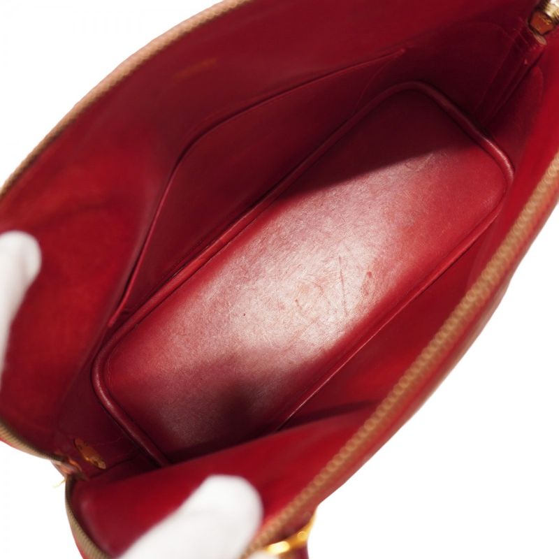 Hermes Handbag Bolide 31 Ardennes Rouge Viv Gold Hardware □H Engraved Ladies