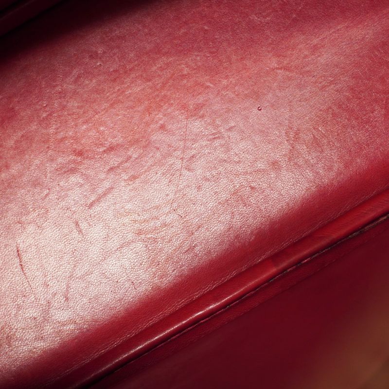 Hermes Handbag Bolide 31 Ardennes Rouge Viv Gold Hardware □H Engraved Ladies