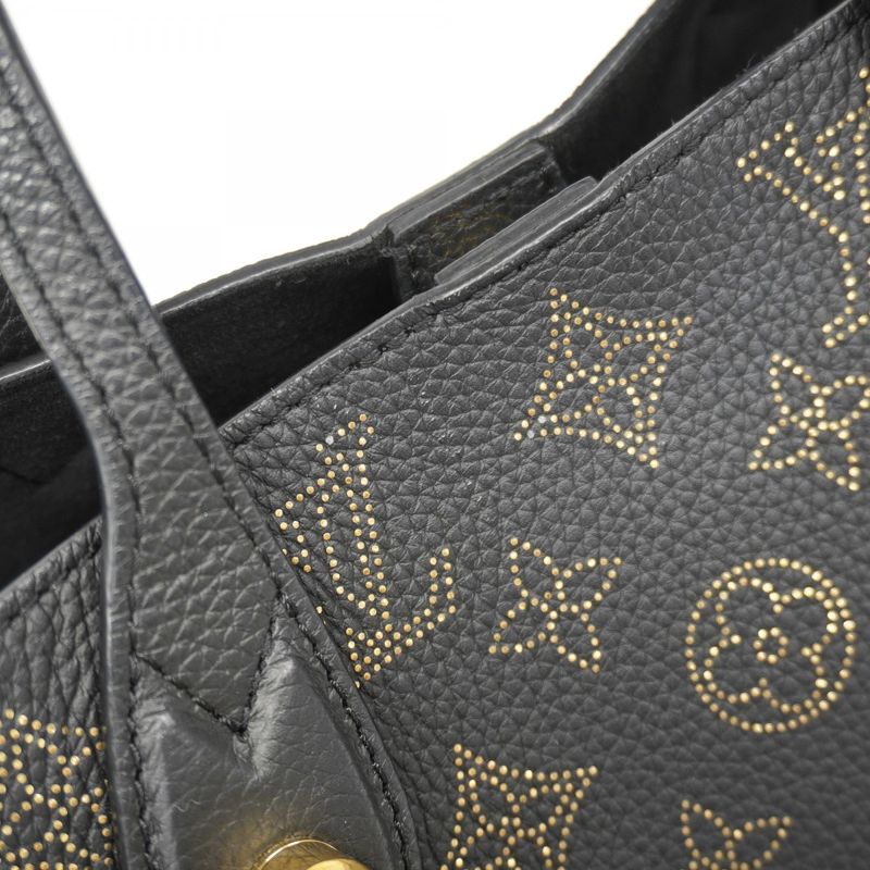 Louis Vuitton Handbag Mahina Blossom PM M23393 Noir Black 2way Bag Ladies