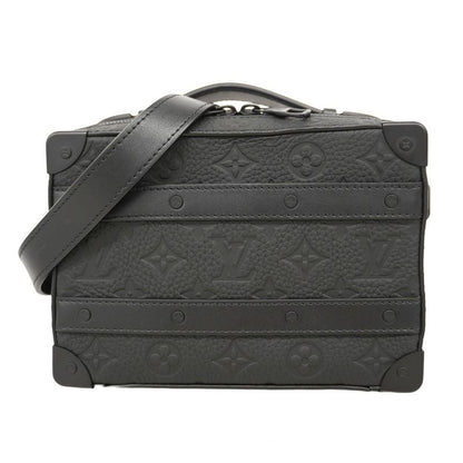 Louis Vuitton Handbag Monogram/taurillon Handle Soft Trunk M59163 Noir Black