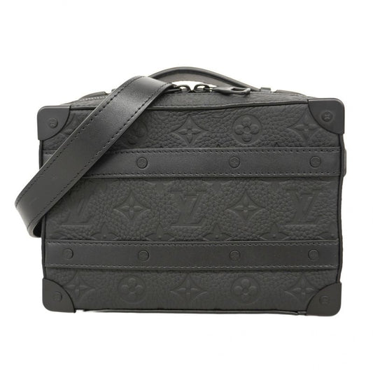 Louis Vuitton Handbag Monogram/taurillon Handle Soft Trunk M59163 Noir Black