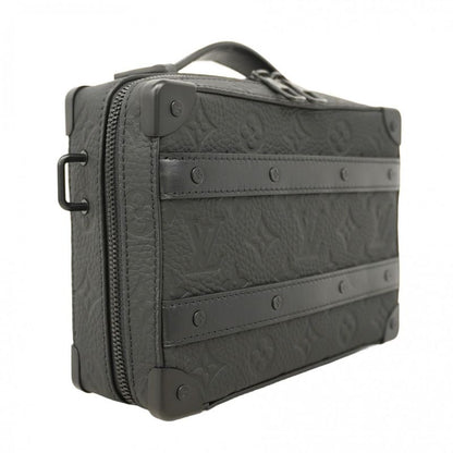 Louis Vuitton Handbag Monogram/taurillon Handle Soft Trunk M59163 Noir Black
