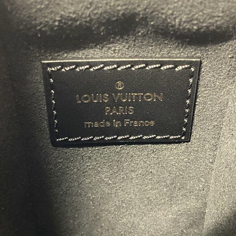 Louis Vuitton Handbag Monogram Reverse Side Trunk PM M47139 Brown Black 2way