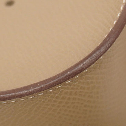 Hermes Shoulder Bag Evelyn TPM Serie Vaux Epson Etoupe Silver Hardware K