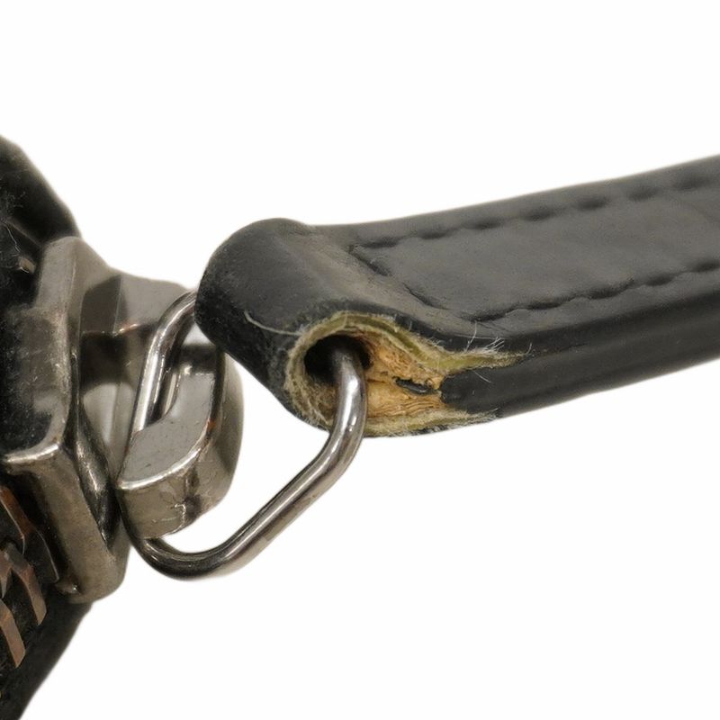 Chanel Long Wallet Matelasse Calfskin Black Silver Hardware Women