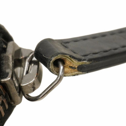 Chanel Long Wallet Matelasse Calfskin Black Silver Hardware Women