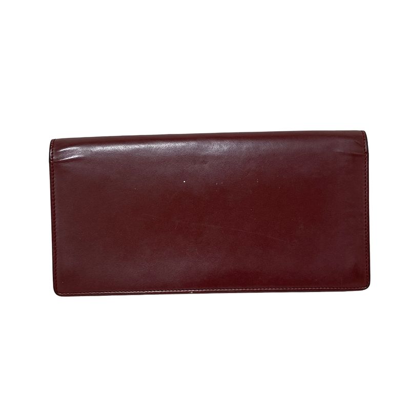 Cartier Long Wallet Mastline Bordeaux Leather