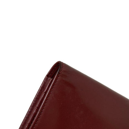 Cartier Long Wallet Mastline Bordeaux Leather