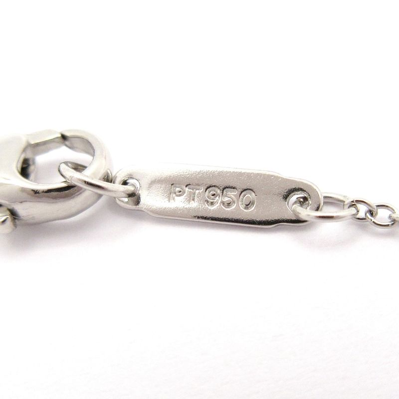 Tiffany & Co Necklace - Pt950 X Diamonds 3P Diamonds/pear Shape