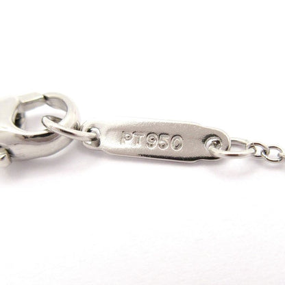 Tiffany & Co Necklace - Pt950 X Diamonds 3P Diamonds/pear Shape