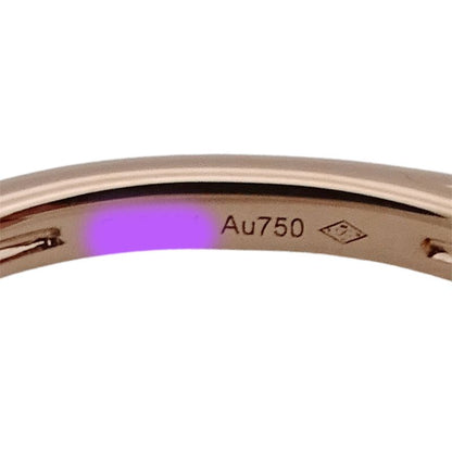 Cartier Ring Women's Brand Ring 750pg 1P Diamond Pink Opal Amulet Pink Gold #52