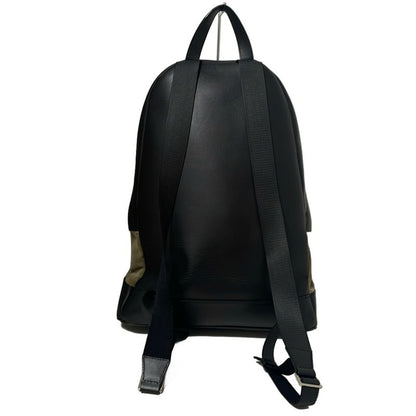 Balenciaga Backpack Sac Navy Backpack 392007 Grey Beige And Black Leather