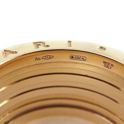 Bulgari Bvlgari Bzero1 Rock 4 Band Ring With Studs Spiral 18K 750 58 PG Pink