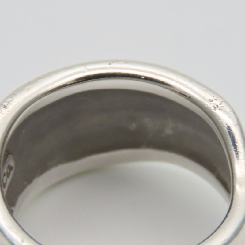 Tiffany & Co Ring / Ring Leaf 925 Silver Approx 7.3g Silver Accessories Simple