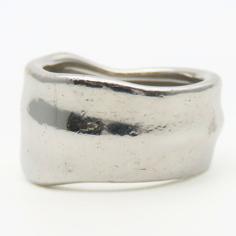 Tiffany & Co Ring / Ring Leaf 925 Silver Approx 7.3g Silver Accessories Simple