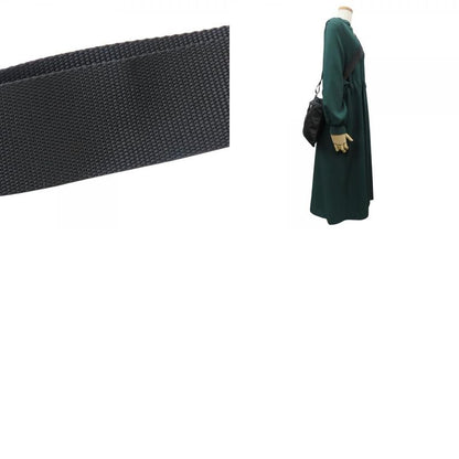 Prada Shoulder Bag Nylon Black Crossbody Triangle Plate Casual Women Men Prada