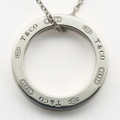 Tiffany & Co Necklace 1837 Circle 925 Silver Approx 3.8g Silver Pendant