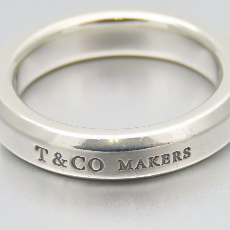 Tiffany & Co Ring - Ring Makers Narrow 925 Silver Approx 4.8g Silver Accessories