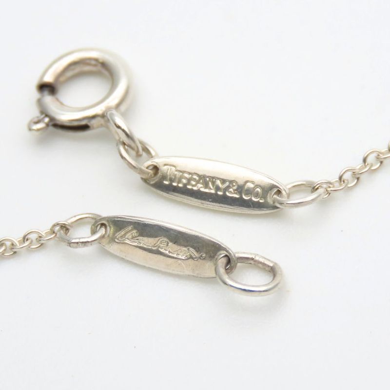 Tiffany & Co Necklace Double Loop 925 Silver Approx 2.7g Silver Elsa Peretti