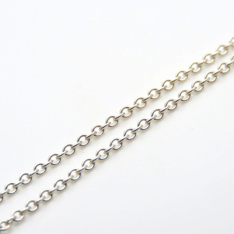 Tiffany & Co Necklace Double Loop 925 Silver Approx 2.7g Silver Elsa Peretti