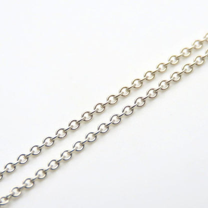 Tiffany & Co Necklace Double Loop 925 Silver Approx 2.7g Silver Elsa Peretti