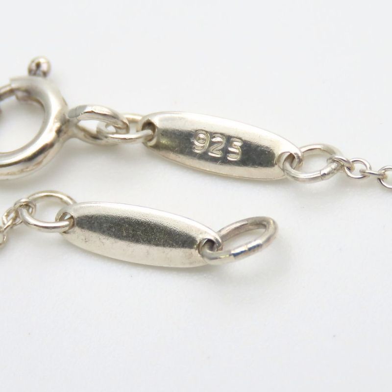 Tiffany & Co Necklace Double Loop 925 Silver Approx 2.7g Silver Elsa Peretti