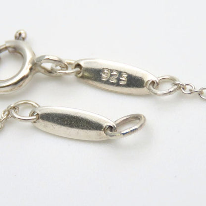 Tiffany & Co Necklace Double Loop 925 Silver Approx 2.7g Silver Elsa Peretti