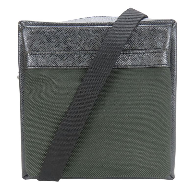 Louis Vuitton Shoulder Bag Sayan M30902 Taiga Ardoise Dark Moss Green Crossbody