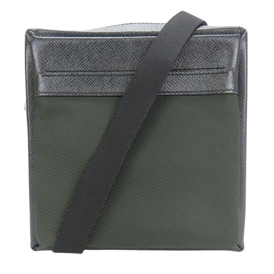 Louis Vuitton Shoulder Bag Sayan M30902 Taiga Ardoise Dark Moss Green Crossbody