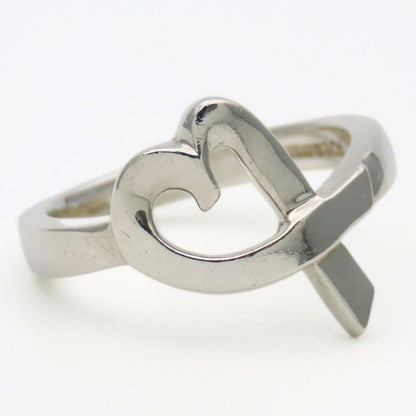 Tiffany & Co Ring / Ring Loving Heart 925 Silver Approx 3.8g Silver Paloma